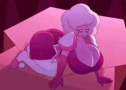 1girls big_breasts breasts cartoon_network cleavage clothing diamond_authority female_only fromariels gem_(species) huge_breasts looking_at_viewer pink_diamond_(steven_universe) pink_hair pink_skin solo steven_universe tagme thick_thighs voluptuous