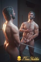 1boy 2toneskeleton cum_on_mirror cumming indoor_nudity indoors joel_miller male male_focus male_masturbation male_only male_orgasm masculine masturbation middle_aged middle_aged_male middle_aged_man naked naked_male naughty_dog nude nude_male post_nut_clarity salt_and_pepper_hair solo solo_focus solo_male subscriber_count the_last_of_us the_last_of_us_2