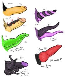 1x1x1x1_(forsaken) azure_(forsaken) cock cock_chart comparing dick dick_chart forsaken_(roblox) green_penis guest_666_(forsaken) john_doe_(forsaken) knot mafioso_(forsaken) male monster_cock multiple_males multiple_penises noli_(forsaken) penis roblox robloxian subkit123 tentacle yellow_skin