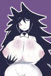 black breasts female fundamental_paper_education gammaha_art hair horny miss_circle_(fundamental_paper_education) teacher