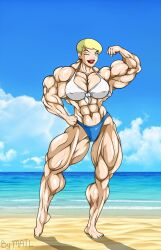 abs biceps breasts dc_comics female matl muscles muscular muscular_arms muscular_female muscular_legs muscular_thighs pecs