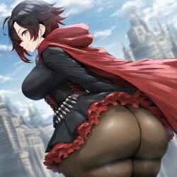 ai_generated ass big_ass clothing looking_at_viewer m4k03_ ruby_rose rwby