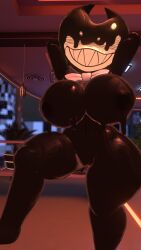 1girls a1animatronic bendy_and_the_ink_machine female female_only ink_darling_(cally3d) ink_demon nude nude_female rule_63 south_shaed_(dreams_come_true_studio) vrchat