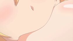 2girls animated animated_gif anime_screencap blonde_hair blue_bra bra breast_sucking breasts collaboration_works erect_nipples female female/female female_human huge_breasts human human_only lactation large_breasts licking mankitsu_happening milk mitsuki_otona multiple_girls nipple ova saliva screencap screenshot stitched suzukawa_rei tongue_out waffle yuri