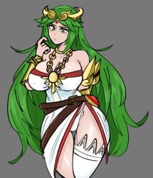 palutena from kid icarus by juhbuhyuh