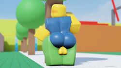 1boy 3d artist_name ass balls crossroads_(roblox) femboy justsomeberry male_only noob roblox robloxian tagme