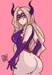 ass ass_focus blonde_hair hero_outfit_(mha) mount_lady my_hero_academia takeyama_yuu