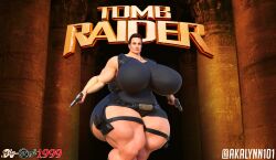 3d akalynn101 angelina_jolie edit egyptian female female_only hyper hyper_ass hyper_breasts hyper_muscles lara_croft lara_croft_(angelina_jolie) muscular muscular_arms muscular_female muscular_thighs tomb_raider