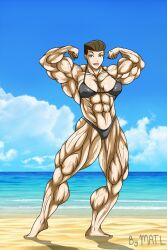 abs biceps breasts dc_comics female matl muscles muscular muscular_arms muscular_female muscular_legs muscular_thighs pecs