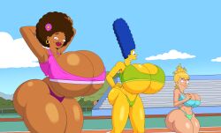 20th_century_fox 20th_century_studios 3girls afro annie_harris ass athletic athletic_female barely_clothed big_ass big_breasts big_butt black_body black_skin blonde_hair blue_hair boob_window breasts brown_hair cartoon casual casual_nudity clothed dark-skinned_female dark_skin digital_drawing_(artwork) duncanville earrings fake_breasts fat_ass fat_butt female female_only flower_in_hair giant_breasts gigantic_breasts hair_tie honeybee_shaw huge_ass huge_breasts huge_butt human hyper_breasts large_ass large_breasts large_butt lipstick marge_simpson massive_ass massive_breasts massive_butt milf mother posing public public_nudity sideass sports_bra teasing the_great_north the_simpsons thong tied_hair turboranger underboob white_body white_skin yellow_body yellow_skin