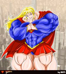 abs biceps breasts dc_comics female matl muscles muscular muscular_arms muscular_female muscular_legs muscular_thighs pecs supergirl