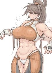 1girls abs athletic_female dungeon_and_fighter female_human fit_female hourglass_figure huge_breasts human large_breasts light-skinned_female mature_female muscular muscular_female navel nia0122 slim_waist striker_(dungeon_and_fighter) thick_thighs wide_hips