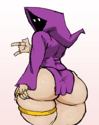 1girls ass ass_focus big_ass female ring shabingad shadow_wizard_money_gang thick_thighs thighs