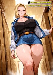 android 18 from dragon ball