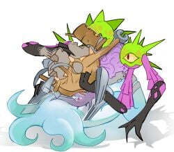 2monsters 3_claws 3_fingers 4_arms alien androgynous anthro anthro_only artist_upload bemeebeth big_blue_bubble black_arms blue_body blue_tentacles blush blush_lines blushing brain brown_body buzzsaw clawed_fingers claws conjoined crystal duo ectoplasm ethereal_monster ethereal_workshop exposed_brain face_markings gear ghost green_head green_shoulders green_spikes grey_mouth hand_around_thigh hand_on_leg head_spikes holding_partner humanoid humanoid_monster kiwiinwild leg_grab looking_at_partner looking_back looking_pleasured lying_on_person mechanical metal metal_collar monster monstrous_humanoid multi_arm multi_head multi_limb multicolored_body my_singing_monsters no_humans non-human non-human_only object_in_mouth penile penis pincers pink_crystals plain_background purple_chest purple_spines pushing_down pussy quadruped red_eyes reflection reflective_body robot robotic robotic_arm robotic_claws robotic_limb robotic_mouth saw scales scales_on_face scales_on_shoulder screw see-through see-through_body see-through_penis see-through_tentacle self_upload shadow shoulder_crystals shoulder_eye shoulder_markings shoulder_spikes silver_collar simple_background size_difference slit_pupils smile smiling spikes spikes_(anatomy) spines sweatdrop tagme tentacle tentacle_legs tentacle_restraint tentacle_ring tentacles thigh_grab thin_arms tools translucent translucent_body translucent_penis translucent_tentacles tree_stump unusual_anatomy vagina vaginal vertical_eyes vhenshun whistle whistle_(object) white_background wood wooden_body yellow_markings yellow_scales yellow_sclera