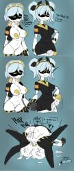 1futa 1girls 2023 angry anus areolae ass balls bent_over big_breasts big_penis blue_hair bottom_heavy bottomless breasts clothed clothing cock condom cum cum_in_pussy cum_inside dialogue disassembly_drone duo dykes ejaculation english_text erection female flirting futa_on_female futa_sans_pussy futanari ghastlypann half-closed_eyes hand_holding handholding higher_resolution_duplicate hours_later huge_hips humanoid humanoid_penis imminent_sex intersex j_(murder_drones) lesbian mating_press metal metal_ass metal_body metal_breasts metal_futa metal_hair metal_hand metal_legs metal_nipples metal_penis metal_pussy metal_skin metal_vagina metallic metallic_body metallic_hair metallic_hands metallic_penis metallic_skin mob_face mostly_clothed multiple_orgasms murder_drones nipples nude nude_female on_back orgasm penis plap plapping pussy removing_condom robot robot_girl sex short_hair standing surprised text thick_thighs thighhighs twintails uncommon_stimulation v_(murder_drones) vaginal_penetration white_body white_skin wide_hips