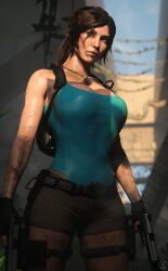 1girls 3d alf3d big_ass big_breasts breasts bust busty chest crystal_dynamics curvaceous curvy curvy_figure eidos female female_focus hips hourglass_figure huge_breasts human lara_croft lara_croft_(survivor) large_breasts legs light-skinned_female light_skin lips mature mature_female non-nude slim_waist solo thick thick_hips thick_legs thick_thighs thighs tomb_raider tomb_raider_(survivor) top_heavy voluptuous voluptuous_female waist wide_hips