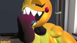 3d animated bellavr big_breasts blowjob blowjob_face breasts color colored deep_blowjob deep_penetration deepthroat five_nights_at_freddy's five_nights_at_freddy's_2 furry hyper hyper_breasts long_tongue metal_tongue monster_girl nipple nipples round_breasts sharp_teeth sound sucking sucking_penis tagme tall tall_female taller_female taller_girl tongue tongue_out tongue_out_blowjob toy_chica_(cyanu) toy_chica_(fnaf) video vr vr_media vrchat vrchat_avatar vrchat_media vrchat_model