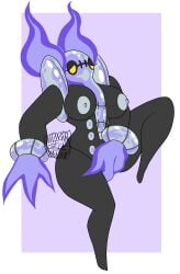 anthro chandelure construct ecn female female_focus female_only fingering fire freckles fusion generation_4_pokemon generation_5_pokemon ghost hi_res legendary_pokemon masturbation mythological_creature mythological_golem mythology nintendo pokemon pokemon_(species) pokemon_fusion regigigas sitting solo spirit spread_legs spreading