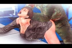 3d breasts chobixpho moira_burton resident_evil resident_evil:_the_darkside_chronicles resident_evil_revelations_2