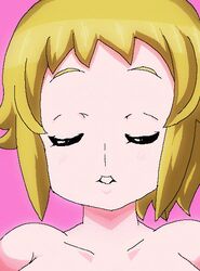 animated blush bouncing_breasts breasts curvy female fire-work's gundam gundam_build_fighters gundam_build_fighters_try hoshino_fumina huge_breasts incoming_kiss makemaru nipples pov_kiss shiny_hair uncensored undressing