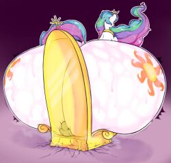 1girls ass ass_bigger_than_body ass_bigger_than_breasts ass_bigger_than_head ass_bigger_than_torso cracked_ground feral furry hyper hyper_ass long_hair massive_ass meat_wall_(body_type) my_little_pony pittory princess_celestia_(mlp) solo_female tagme throne