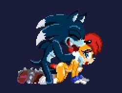 all_fours anthro_on_anthro anthro_penetrated anthro_penetrating blue_eyes doggy_style looking_back naked naked_female on_hands_and_knees on_knees pixel_art project_x_love_potion_disaster rape red_hair red_penis sally_acorn snout sonic_(series) sonic_the_hedgehog sonic_the_hedgehog_(archie) sonic_the_hedgehog_(comics) sonic_the_hedgehog_(series) sonic_the_werehog spiky_fur squirrel tail to tongue_out werehog white_gloves