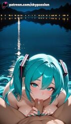 1boy 1girls 2025 2girls :>= ai_assisted ai_generated anime aqua_eyes aqua_hair aqua_nails artist_name big_penis bj blowjob blowjob_face blue_nails blush breast breasts bust chest cock dick explicit fellatio female hatsune_miku hi_res high_quality high_resolution highres licking long_hair looking_at_viewer male male_pubic_hair multiple_girls nail_polish night night_sky nude ocean oral oral_sex outdoors patreon patreon_username penis pov sky skypassion solo_focus space stable_diffusion star_(sky) starry_sky straight sucking twintails uncensored very_long_hair vocaloid water watermark
