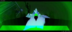 1x1x1x1 1x1x1x1_(forsaken) 3d ass baronaces black_body blue_hair cum cum_outside cumming cumshot dream_game eunoia forsaken forsaken_(roblox) green_body male outdoors penis raped raped_by_enemy request roblox roblox_game roblox_studio robloxian self_upload sword white_body