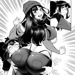 2girls a-block_(series) big_ass big_breasts big_thighs breasts curvaceous curvy curvy_figure digital_media_(artwork) female hips hourglass_figure huge_ass huge_breasts huge_thighs judy_blackburn large_ass large_breasts large_thighs legs mature mature_female pizza_thot slim_waist thick thick_hips thick_legs thick_thighs thighs tips_(gats) voluptuous waifusplit waist wide_hips wide_thighs