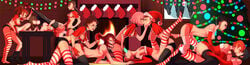 6+girls anal areolae ball_gag breasts christmas christmas_lights christmas_stocking christmas_tree clothing double_penetration everyone fellatio female fireplace fujino_shizuru gag glasses higurashi_akane himeno_fumi kikukawa_yukino kissing kuga_natsuki minagi_mikoto multiple_girls munakata_shiho my-hime nipples okuzaki_akira oral orgy panties penetration sanada_yukariko santa_hat sex small_breasts stockings strap-on striped striped_legwear sugiura_midori table thighhighs tokiha_mai youngjaerome yuri yuuki_nao