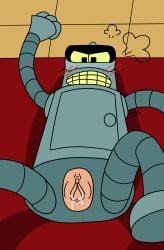 angry bender_bending_rodriguez cuntboy cuntboy_only futurama intersex negaposi pussy pussy_juice robot solo