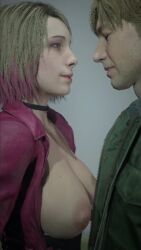 3d 3d_animation 3d_model ambiguous_situation bloober_team breasts_out depressed desperate desperation implied_handjob james_sunderland jiggling_breasts konami male male/female maria_(silent_hill) saying_someone_else's_name silent_hill_2 silent_hill_2_remake tagme unable_to_escape uncertain video yellowbea