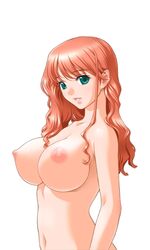 ane_to_boin breasts female female hanamaru_lemon large_breasts nude sano_toshihide simple_background solo