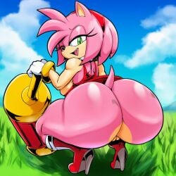 1girls ai_generated amy_rose anthro ass ass_focus big_ass big_butt breasts bubble_ass bubble_butt dat_butt fat_ass fat_butt female female_only furry_female furry_only hedgehog_girl huge_ass huge_breasts huge_butt mobian mobian_(species) mullon novelai pink_ass pussy sega solo_female solo_focus sonic_(series) sonic_the_hedgehog_(series)