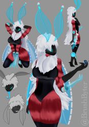 brushbyter cyborg female female_focus female_only fluffy m0ll1 moth oc pose posing prosthetic prosthetic_arms prosthetic_leg prosthetic_legs prosthetics protogen protomoth