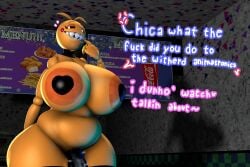 1futa 3d 3d_(artwork) acting_innocent ballsinmymouth big_ass big_breasts big_butt big_penis breasts bulge english_text fat five_nights_at_freddy's flaccid fnaf futadom futanari huge_ass huge_breasts huge_cock hyper hyper_penis intersex musk musk_clouds musky_cock pasties penis sfm solo solo_futa source_filmmaker text toy_chica_(cyanu) toy_chica_(fnaf)