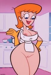 dexter's mom from dexter's laboratory by darkeffect