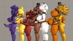 3d 3d_render 7futas 7girls anal big_breasts big_butt bonfie bonfie_(cryptiacurves) bonnie_(fnaf) chica_(fnaf) chiku chiku_(cryptiacurves) cryptiacurves cum cum_in_ass cum_string fexa fexa_(cryptiacurves) five_nights_at_freddy's foxy_(fnaf) freddy_(fnaf) fredina's_nightclub frenni_(cryptiacurves) frenni_fazclaire futa_on_futa futa_only futanari jerking_off jerkingoff love_train marie_(cryptia) marie_(cryptiacurves) marionette_(fnaf) masturbating penis penis_in_ass penis_poking_stomach pumpfox_(cally3d) sex_train_position sfm sfm_default_map signature signature_artist_name source_filmmaker source_filmmaker_(artwork) stomach_bulge train_position tree_of_goons tummy_bulge type_0 type_0_(cryptiacurves)