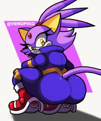 blaze the cat from sega by venopiko