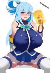 aqua (konosuba) from kono subarashii sekai ni shukufuku wo! by empty pinecone