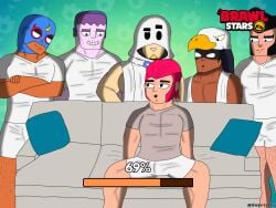 6boys armchair bara big_breasts big_muscles big_penis big_thighs bo_(brawl_stars) boy brawl_stars bull_(brawl_stars) cock colt_(brawl_stars) dick dieguitokey digital_drawing_(artwork) digital_media_(artwork) el_primo_(brawl_stars) frank_(brawl_stars) gay gay_male grom_(brawl_stars) lol male male_only meme meme_reference muscles muscular muscular_male orgy penis penis_out piper_perri_surrounded reference reference_image tagme testicles thick_butt thick_legs thick_penis thick_thighs thighs video_game_character video_games xd yaoi