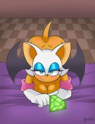 rouge the bat from sega by ramahdraws