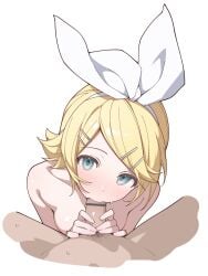 kagamine rin from vocaloid by rakugaki nye