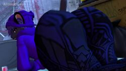 3d animated ass atomic_(atomicgato) atomicgato big_ass femboy forbidden_pants furry gay sound source_filmmaker tagme twerking video
