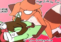 3_toes 4_fingers 4_toes 5_fingers ambiguous_penetration anthro arm_markings ass_up autumn_(mr._fox) black_nose bound brown_body brown_fur brown_hair brown_nose canid canine closed_eyes duo eyes_always_closed feet female female_on_bottom fingers fox from_behind_position fur green_body green_fur hair half-closed_eyes hands_tied leapfrog_position leg_markings long_hair male male/female male_on_top mammal markings mostly_nude multicolored_body multicolored_fur narrowed_eyes necktie necktie_only nova_(unsureumbra) on_bottom on_top orange_body orange_fur orange_hair penetration red_necktie sex tail tail_grab tail_markings toes two_tone_body two_tone_fur unsureumbra white_body white_eyes white_fur