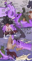 4_eyes absurd_res anal anal_sex ass balls bodily_fluids bone bone_mask brand claws creativeclaws crying cum cum_from_ass cum_from_mouth cum_from_nose cum_from_vagina cum_in_ass cum_in_mouth cum_in_nose cum_in_vagina cum_inside deep_throat dialogue digital_media_(artwork) dragon english_text erection european_mythology fellatio female female_penetrated feral forced gang_rape gangbang genital_fluids genitals group group_sex hi_res inflation leaking_cum male male/female male_penetrating manhandling mask masturbating_while_penetrated masturbation multi_eye mythological_creature mythological_scalie mythology open_mouth oral oral_penetration orgasm penetration penile penile_masturbation penile_penetration penis penis_in_mouth profanity pussy rape scalie sex simple_background size_difference skull skull_mask tail tears teeth text tongue vaginal_penetration vulva western_dragon wings wyvern yelling