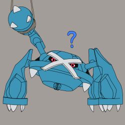 4_legs blue_body metagross psychic_type pussy red_eyes steel_type