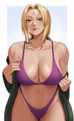 1girls alternate_version_available bare_shoulders bare_thighs bedroom_eyes belly belly_button big_breasts bikini bikini_bottom bikini_top blonde_hair boruto:_naruto_next_generations bra breasts brown_eyes busty cleavage female female_focus female_only female_pubic_hair fingernails forehead_jewel forehead_mark front_view gilf gud0c hi_res high_resolution highres hips inner_sideboob kimono large_breasts light-skinned_female light_skin lips lipstick long_fingernails long_nails looking_at_viewer makeup mature mature_female milf nail_polish narrowed_eyes naruto naruto:_the_last naruto_(classic) naruto_(series) naruto_shippuden open_clothes painted_nails pale-skinned_female pale_skin panties perky_breasts pink_lips pink_lipstick pinup pinup_pose presenting_breasts pubes pubic_hair purple_bikini purple_bikini_top purple_bra purple_panties purple_underwear red_nail_polish red_nails robe shounen_jump shueisha sideboob smile smiling smiling_at_viewer solo solo_female solo_focus standing thick_thighs thighs tied_hair tsunade tsunade_(naruto) twintails underwear undressing very_high_resolution voluptuous voluptuous_female weekly_shonen_jump wide_hips yukata