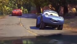 anus ass car cars_(film) fart lightning_mcqueen meme pooping_on_another puddle road sally_carrera scat shitpost shitting tagme video what